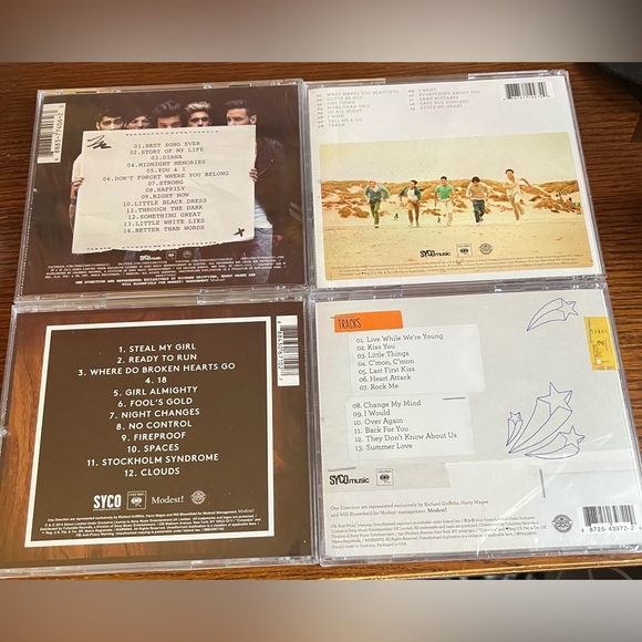 4 One Direction CDs - 3 new in shrink wrap - Picture 2 of 2